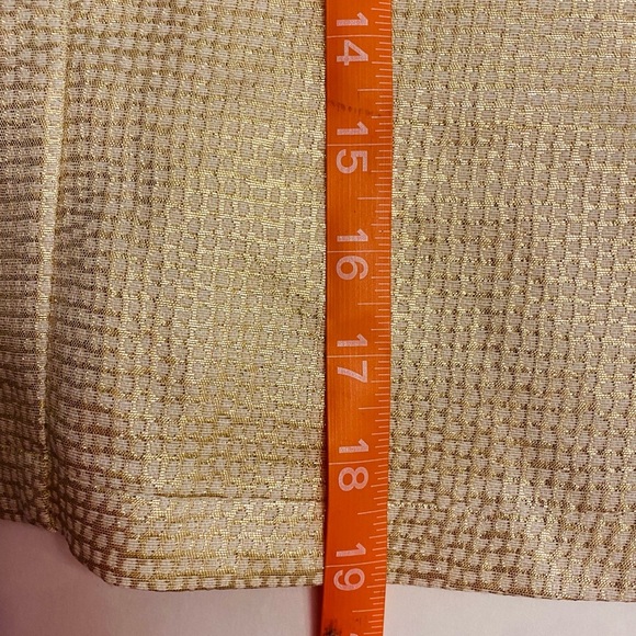 New York & Company Elegant Gold Women's Skirt - Picture 6 of 6
